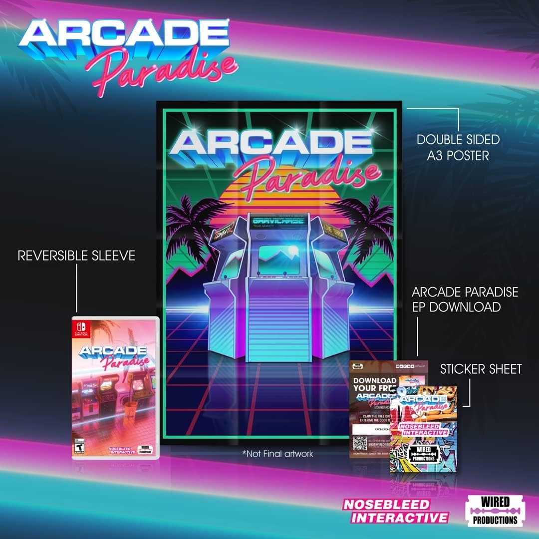 SW Arcade Paradise / アーケードパラダイス 北米版 未開封 SW Arcade Paradise / アーケードパラダイス 北米版 未開封