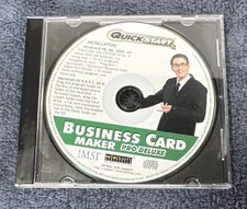 Quick Start Business Card Maker Pro Deluxe IMSI CD