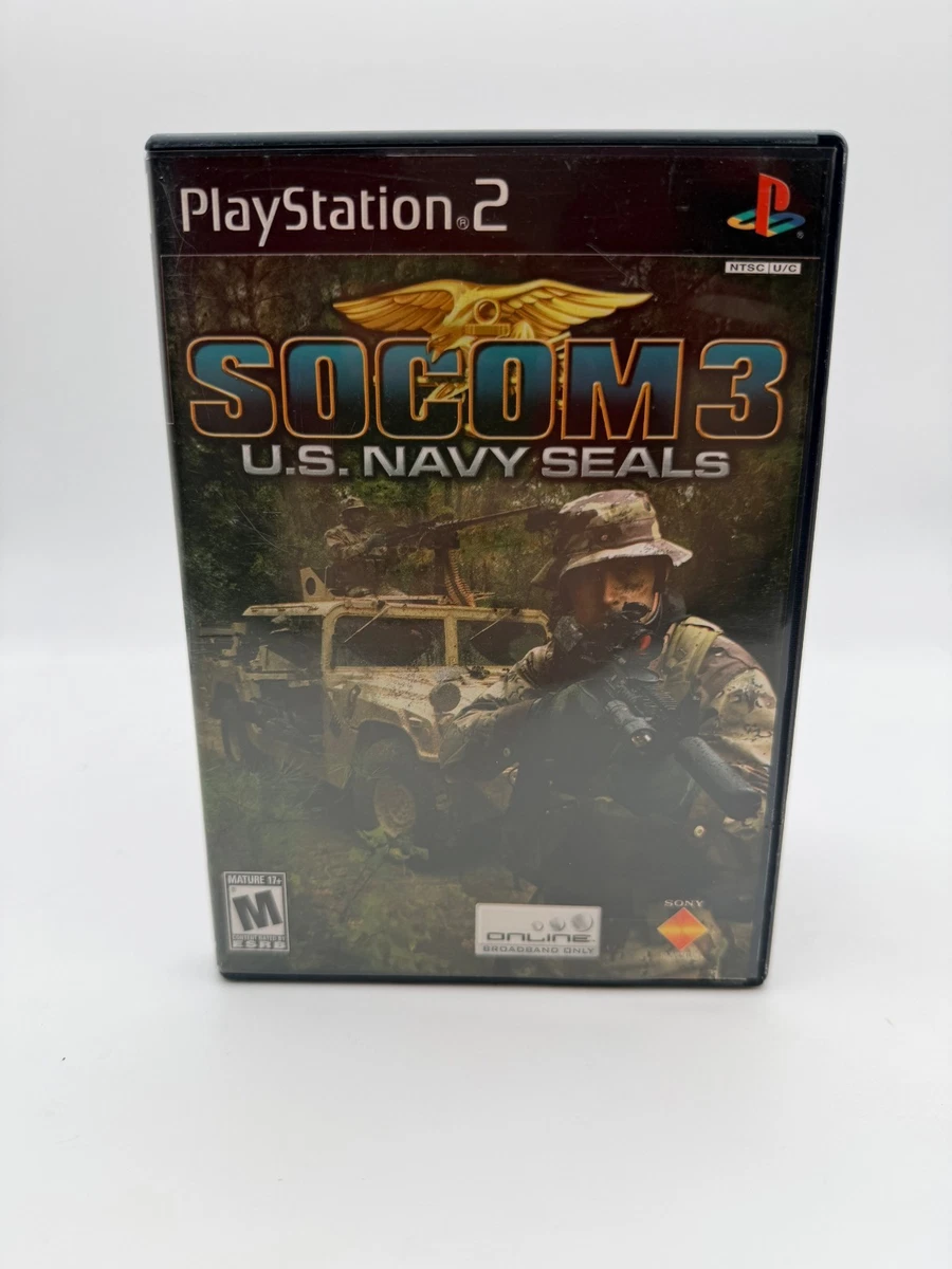 pack coffet jeux playstation 2 ps2 socom 3 us navy seals sous blister