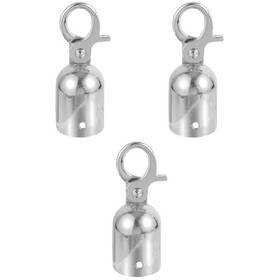  Set of 3 Rope Connectors End Tip Caps Hook Cord Stopper Decking Hooks
