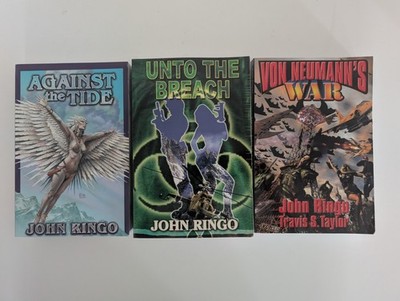 John Ringo ARC Lot 3 Uncorrected Page Proofs Baen Advance Reader Copies
