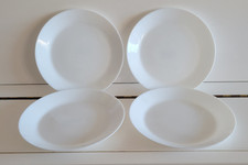 4 IKEA OF SWEDEN FRANCE WHITE DESSERT PLATES ...