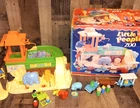 Vintage Fisher Price Little People Zoo #916 Complete  w/Box 1985 Please Read