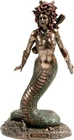 Medusa: Greek Mythology Gorgon Cold Cast Bronze & Resin Statue 21cm / 8.26in