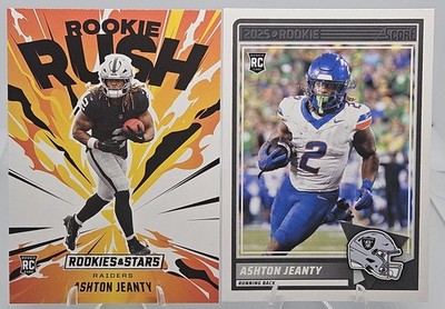Ashton Jeanty 2025 Panini RC LOT -  Score Football / Rookies & Stars Rookie Rush