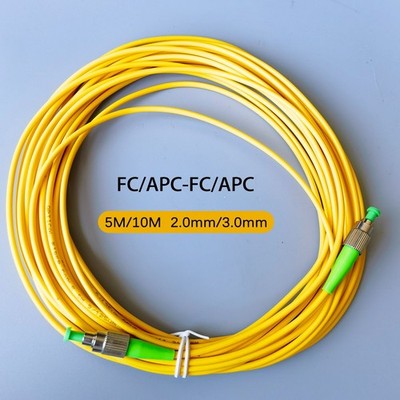 Fiber Optic Patch Cord FC/APC-FC/APC 5M/10M 2.0mm/3.0mm Single Mode Simplex Core