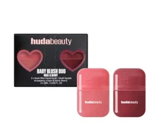 Huda Beauty baby blush duo Strawberry Cream / Black Cherry 