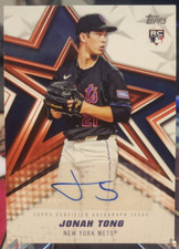 2026 Topps Series 1 - Baseball Stars Autographs Jonah Tong #BSA-JOT (AU, RC)