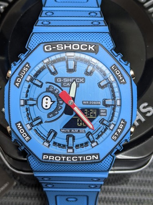 #ad Casio G SHOCK GA 2100MNG 2AJR MANGA THEME Blue BRAND NEW $99.75