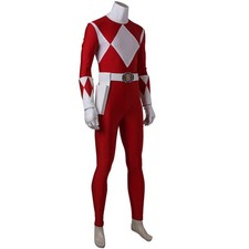 Zyuranger Red Ranger Costume Belt Holster Wristers Glove Accessories Halloween