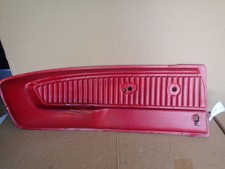 1965-66 Ford Mustang Red Interior Deluxe Door Panel Insert Lh Oem