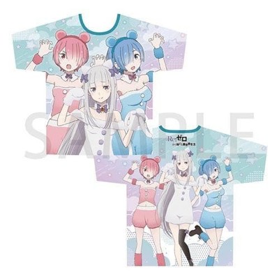 Re:ZERO -Starting Life in Another World- Full Graphic T-Shirt Fluffy Animal