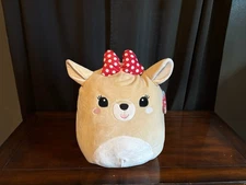 Kellytoy Squishmallow 2021 Rudolph The Red Nosed Reindeer Clarice 14” Plush