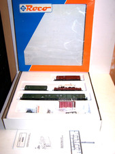 Roco 44023 Spur H0 Eisenbahn Bauzugwagen Set Heitkamp der DB ohne Gleis OVP