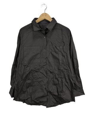 COMMENSE Langarmhemd Damen Hemd Gr. DE 36 schwarz Business-Look