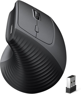 UGREEN 2,4GHz BT Ergonomische Vertikale Maus 4000DPI Optisches Tracking 57° Ergonomisch