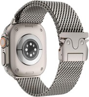Milanaise Armband Edelstahl FüR Apple Watch 49Mm 46Mm 45Mm 44Mm 42Mm Armband