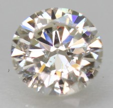 0.30 Carat H SI1 Round Brilliant Natural Enhanced MINED Diamond 4.29mm W VIDEO