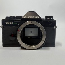 Olympus OM-2S Spot/Program 35MM SLR Film Camera With 4 Lenses and Extras
