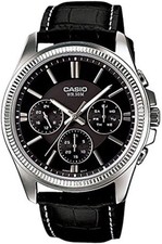 CASIO MTP MTP-1375L-1A Cuarzo Analógico HOMBRE Esfera Negra Banda Negra [25EYC]
