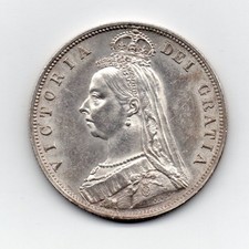 1887 Halfcrown, Victoria Jubilee head