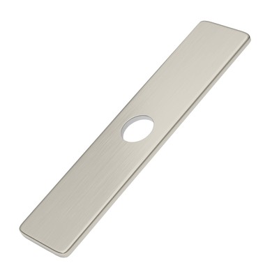 Bwe Square 10 Inch Kitchen Sink Faucet Hole Cover Deck Plate Escutcheo