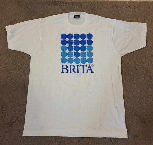 Camiseta Brita Filtro Agua Adulto Talla XL Pantalla Blanca Estrellas Mejor EE. UU. - Imagen 1 de 5