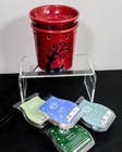 Scentsy Wax Warmer RED Prancer Holiday/Christmas Reindeer with Bulb + WAX — photo 1