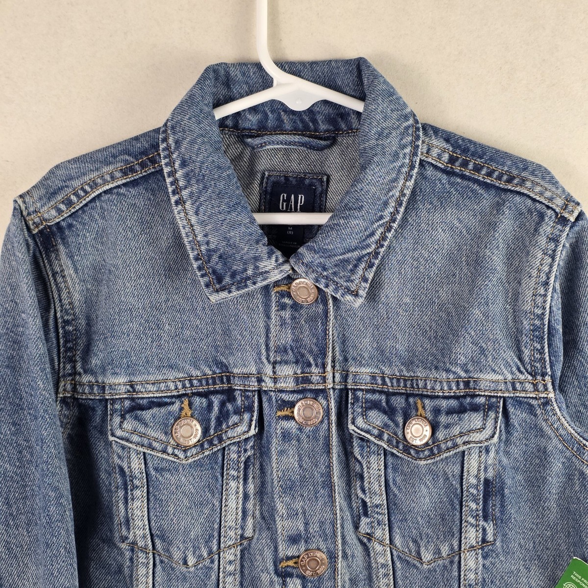 vintage an・an no.8 Gap Kids Icon Denim Jacket M (8) NWT Med Wash Trucker Jean Jacket