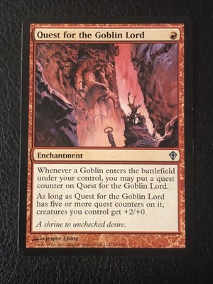 Quest For The Goblin Lord X1 Worldwake NM  Condition Magic Gathering
