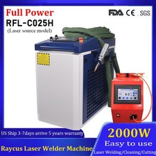 Raycus 2000W Fiber Laser Welding Cutting Cleaning Handheld Laser Welder RFL-C025
