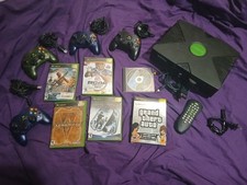 OG Original Xbox Console with 4 Controllers / 6 Games / DVD - WORKS PERFECTLY