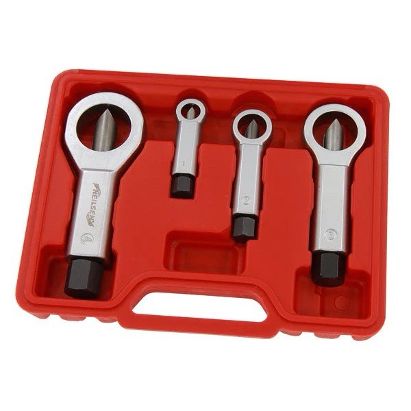 4pc Nut Splitter Remover Tool For Broken, Damaged, Corroded & Stuck