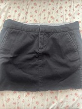 Y2K Black Mini Skirt From Gap Size 2 with Pockets 94 Cotton