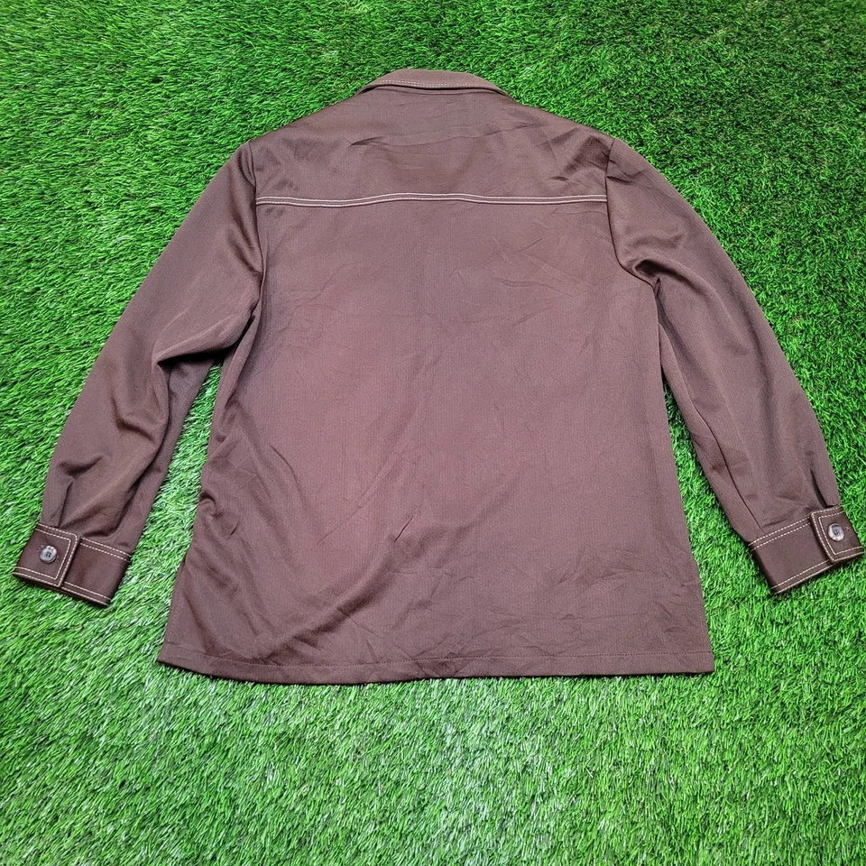 Chaqueta De Colección Años 70 Haggar Disco Cuello Daga Para Hombres 44 Grande EE. UU. Poliéster Foto 4 de 4