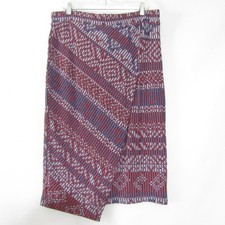 Maeve by Anthropologie Sweater Skirt sz LARGE Stretch Pull-on Faux Wrap Pencil