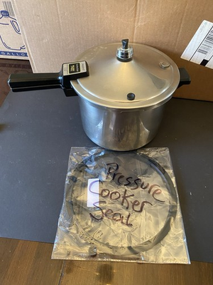 #ad Presto Stainless Pressure Cooker with New Seal In Bag Used Great Condition $9.99