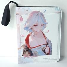 Furina Blue Kimono Dress Card Binder 3-Ring Anime Waifu 10 in Folder