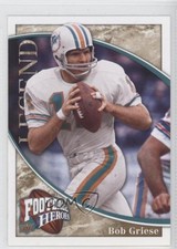 2009 Upper Deck Football Heroes Legend Bob Griese #206 HOF 0a1