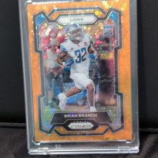 Panini 2023 Prizm Disco Prizm Rookie Brian Branch Detroit Lions Football #328