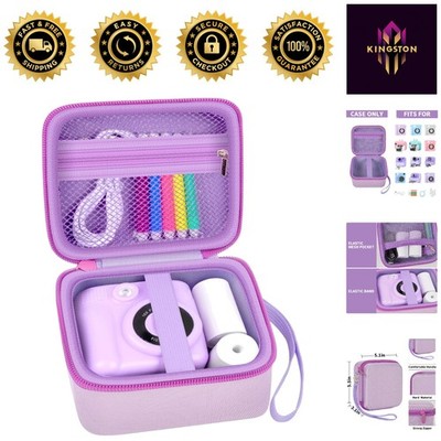Durable Purple Camera Holder for Kids - Fits Multiple Instant Camera Brands