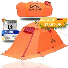 GOALPINE® EXPEDTION I Tent for 2 Large People | Waterproof 4000mm | Small...