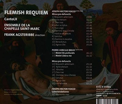 Flemish Requiem - Joseph-Hector Fiocco /Pierre-Hercule Brehy [Audio CD]