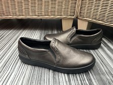 Image of New Ladies Hotter Wave Leather Trainers UK 6.5 Slip On