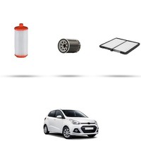 Hoffcar Set Service - 3 Filter FüR Hyundai I10 Ii 1.0 49KW Von 2013