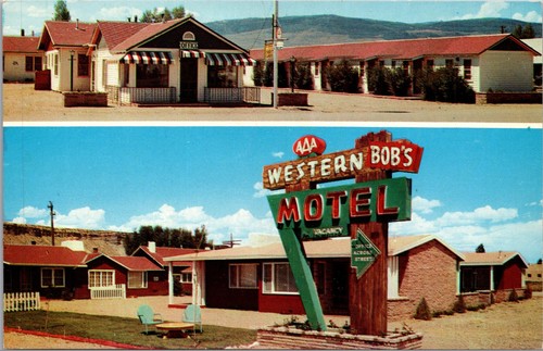 Bob’s Western Motel Kremmling Colorado AAA Roadside Sign Postcard | eBay
