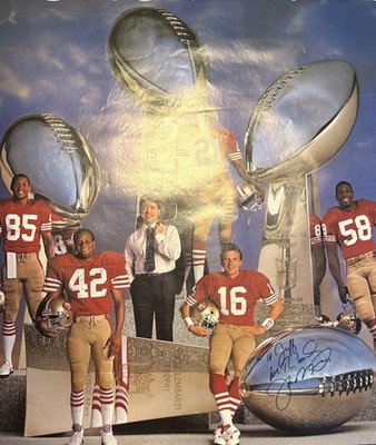 Poster Vintage Joe Montana – San Francisco 49ers – Années 90 – NFL