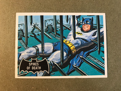 1966 Topps/OPC - Batman Black Bat - Spikes Of Death #17