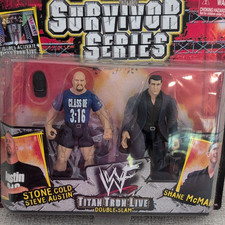 JAKKS Pacific WWE TitanTron Live Survivor Series Boxed Austin & McMahon Set