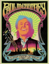 PAUL MCCARTNEY Las Vegas Got Back Tour 2025 reprint Poster